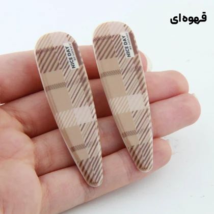 گیره مو دخترانه طرح چارخونه