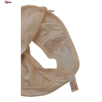 شورت زنانه لین مدل بغل تور فشن کرم کد 560