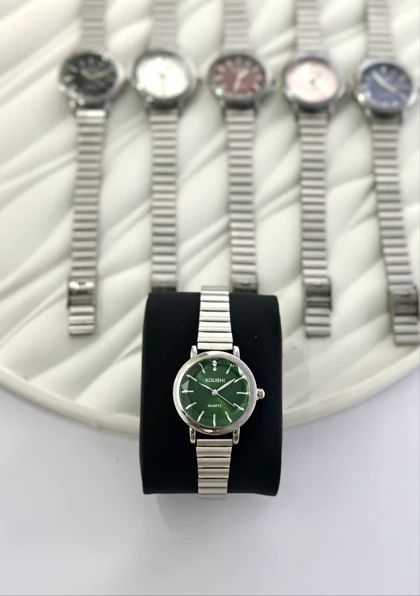 ساعت مچی زنانه برند کوشیkoushi بند استیل