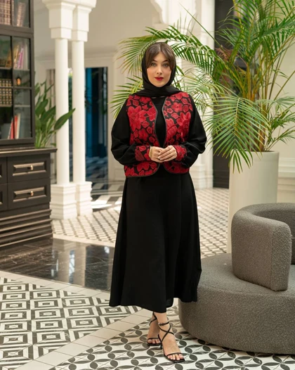 سه تیکه مزونی مجلسی (وست پیراهن کمربند)