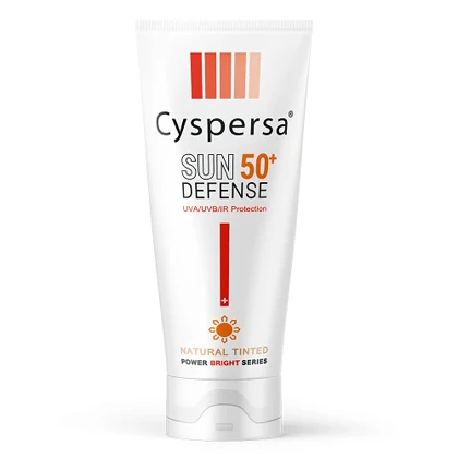 ضد آفتاب رنگی طبیعی SPF50 سیسپرسا 50 میل