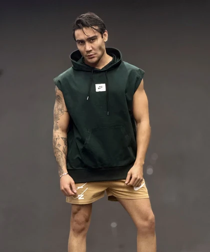 رکابی هودی کلاه دار نایک (Nike) پارچه دورس گلکسی