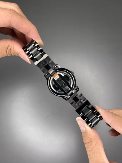 ساعت مچی اسکمی رینگی بند مشکی طرح 1 Skmei