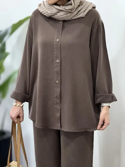 تونیک مانتویی سیلک لطیف 2