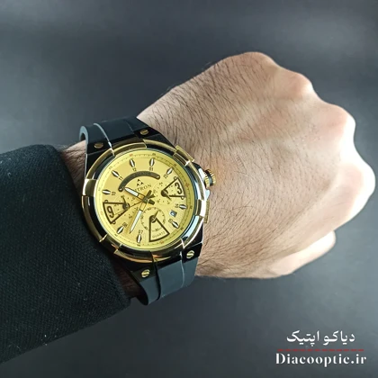 ساعت مچی مردانه سه موتور برند فیترون مدل Do1273 بند رابر