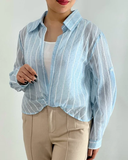 ست تاپ بهمراه شومیز کد 4817