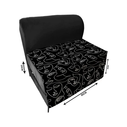 کاناپه تخت شو یک نفره مینیمال پرتره مدل M1116