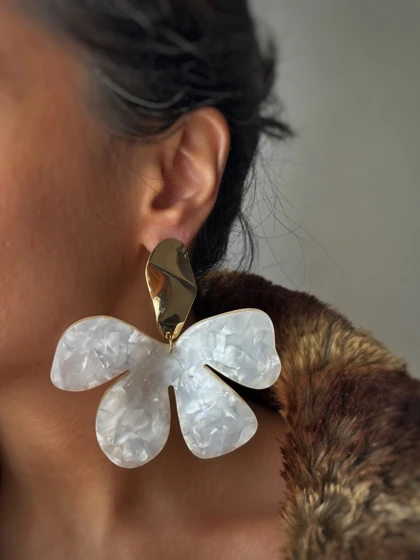 گوشواره های برگ طرح پاییزی