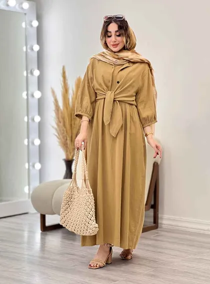 ست پیراهن دو تکه آستین پیله