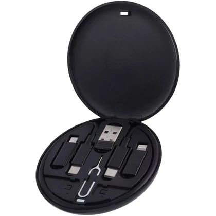 مجموعه کابل و مبدل موبایل هایکواستار مدل HS-T09 با باکس نگهدارنده