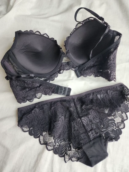 ست شورت و سوتین دانتل جکدار فنردار اروپایی AngGee کد: 5056