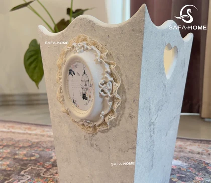 ست سطل و جادستمال دوژان طرح سنگی