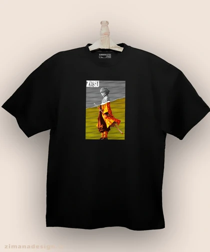 تیشرت لش مردانه و زنانه طرح شیطان کش شخصیت زنیتسو کد 896