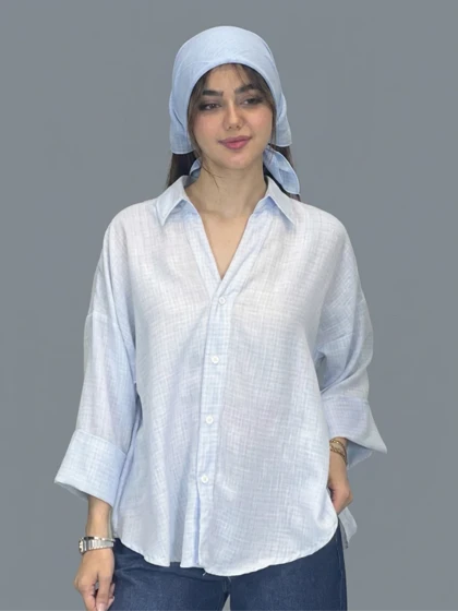 شومیز پشت بندی چهارخونه