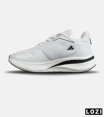 کفش کتانی مردانه و زنانه سفید مشکی Adidas Quester Tnd مدل 7809