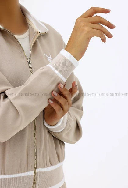 ست زنانه دوتیکه سویشرت شلوارyslسیلک کد1006962