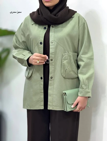 کت کتان پاییزه مانیا