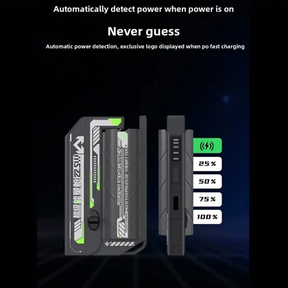 پاور بانک 5000 مدل WP126 با باتری قابل تعویض و توان 22.5 وات