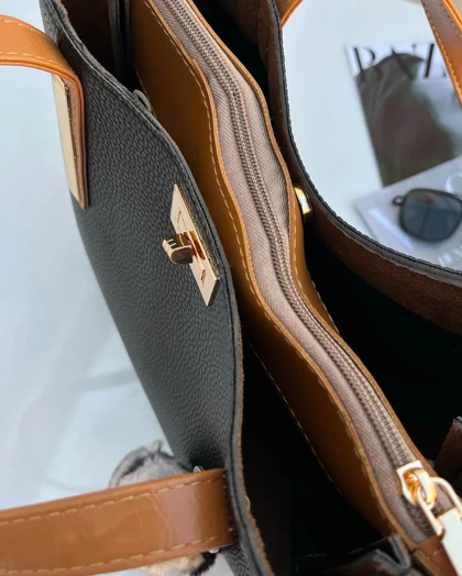 کیف بزرگ شرانگ جلو عروسکدار