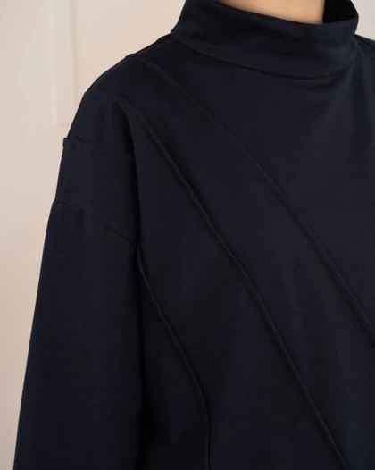 بلوز دورس یقه ایستاده کد 31175