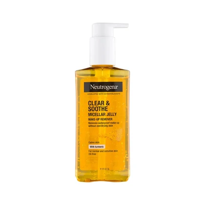 ژل شستشو و پاک کننده پوست زردچوبه نوتروژینا مدل Clear and Soothe