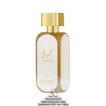 ادکلن لطافه حیاتی گلد الکسیر Lattafa Hayaati Gold Elixir Unisex