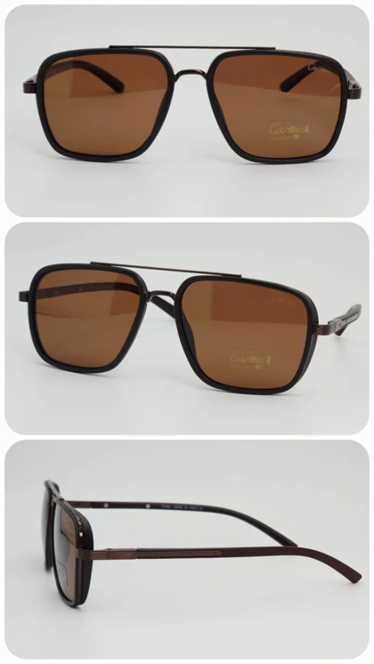 عینک آفتابی مردانه و زنانه کارتیر Cartier TR8164 پلاریزه و ضد اشعه UV400 ایتالیایی