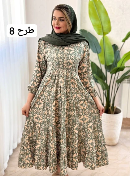 پیراهن فلور آذین کد 1501