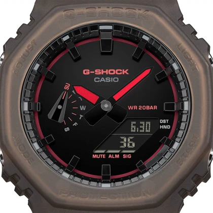 ساعت مچی مردانه کاسیو CASIO G-SHOCK مدل GA-2100K-5ADR شفاف و ضد ضربه