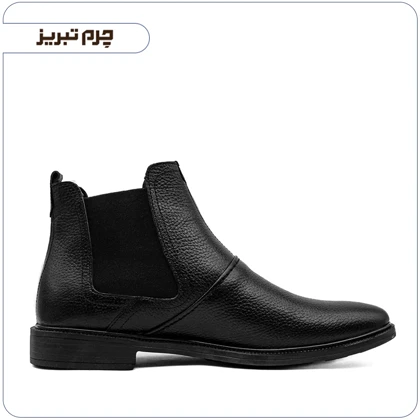 نیم بوت مردانه چرم اصل برهان