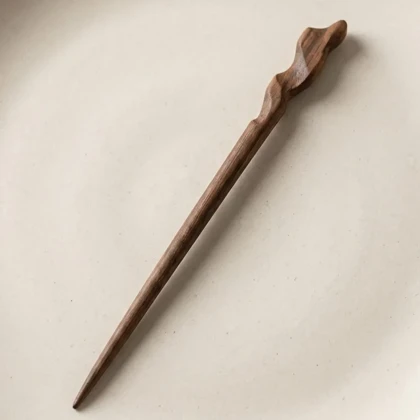 کانزاشی مو زنانه چوبی موج‌دار مدل کرو