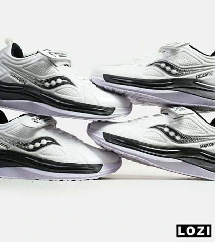 کفش بچه گانه سفید مشکی SAUCONY