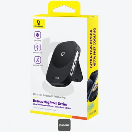 خنک کننده مغناطیسی گوشی باسئوس Baseus مدل BS-PS040 با فن 9 پره و نور RGB