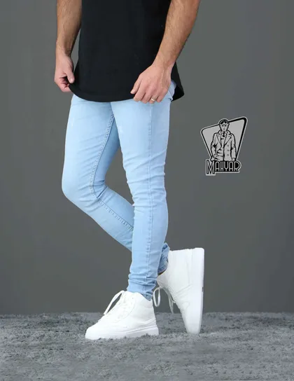 شلوار جین آبی یخی DENIM