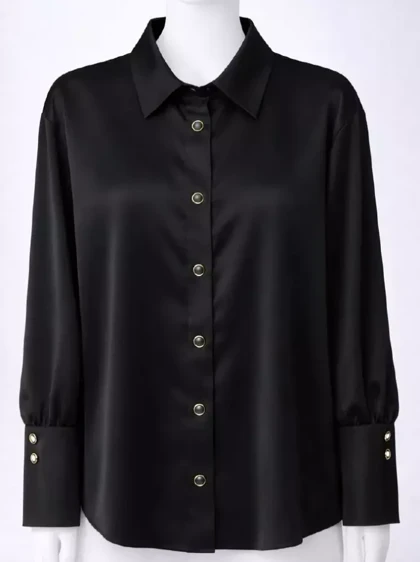 شومیز زنانه ساتن ژالین (ZHalin) کد 2325