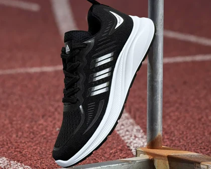 کتانی آدیداس پرو مشکی-سفید سایز زنانه و مردانه