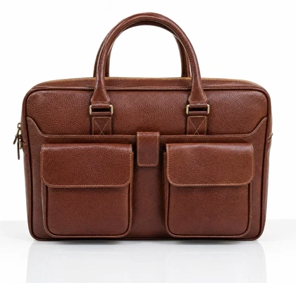 کیف اداری چرم طبیعی دوجیب/2pocket