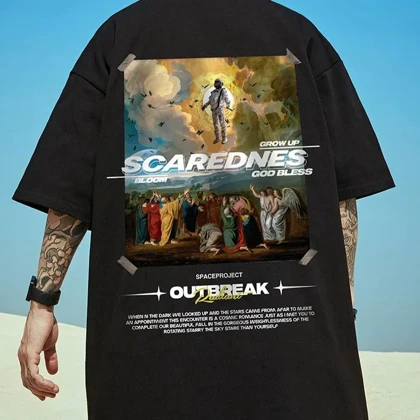 تیشرت پنبه مچینست لش