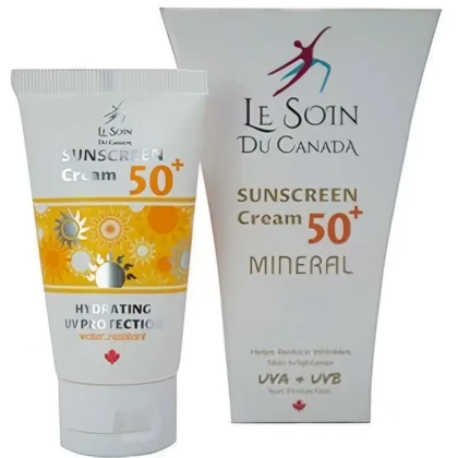 کرم ضدآفتاب فاقد رنگ لوسوئن SPF50 لوسوئن (LESOIN)