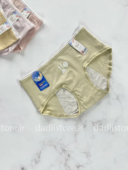 شورتکس قاعدگی نخی طرح خرگوشی