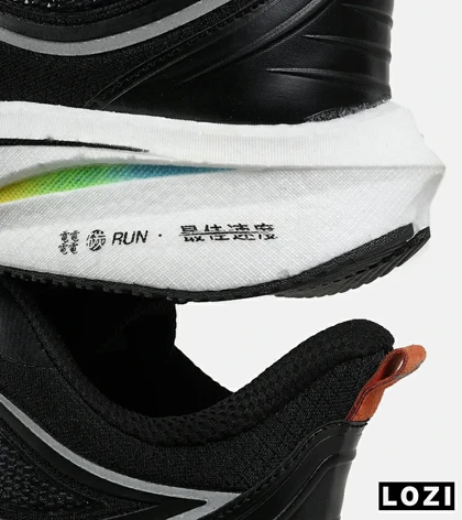 کفش کتانی مشکی Saucony Ride Review v.2 مدل 7389