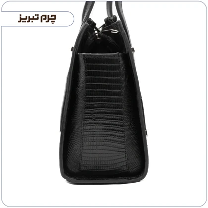 کیف چرم زنانه مجلسی مشکی مدل BL109