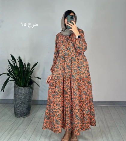 پیراهن طرحدار مزونی 62