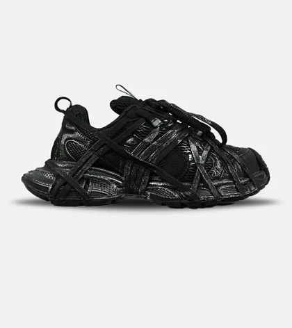 کفش کتانی مردانه و زنانه مشکی BALENCIAGA 3Xl Exteme Laces مدل 8561