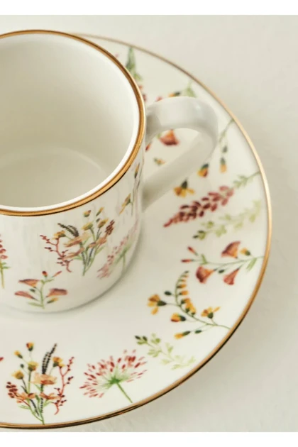 ست فنجان قهوه Bella Maison مدل Flores چینی - چندرنگ