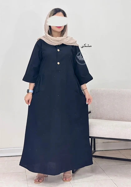 پیراهن مانتویی حنا