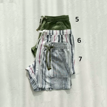 شورتک زنانه لینن میکس