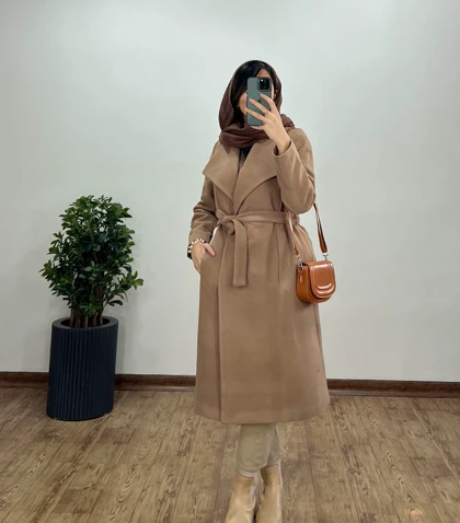 پالتو بلند آستردار آرالیا