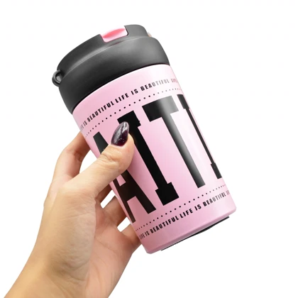 تراول ماگ دو حالته استی ترو مدل Never Give Up ظرفیت 0.4 لیتر