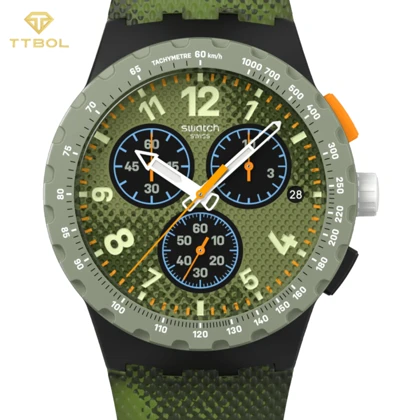 ساعت مچی سواچ SWATCH MIDDAY CAMO SUSB423